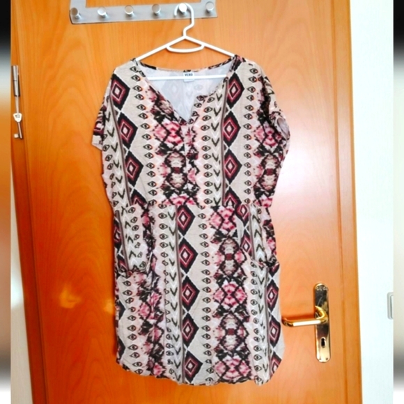 Vera Moda tunic dress with tie waist size Large - Picture 2 of 11